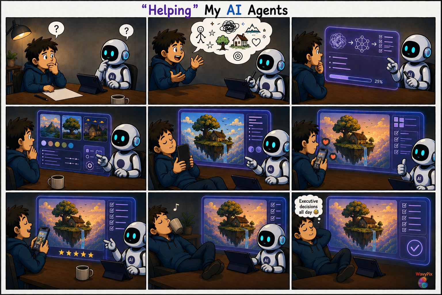 Daily Routine: Helping My Agents